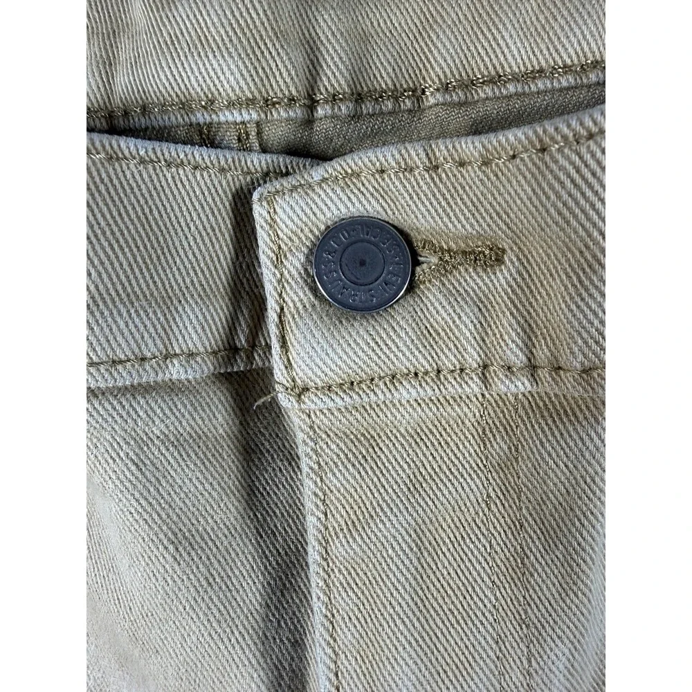 Straight Pants Mens Levis 38x32 Tan 514 Khaki Stretch Cotton Casual Workwear